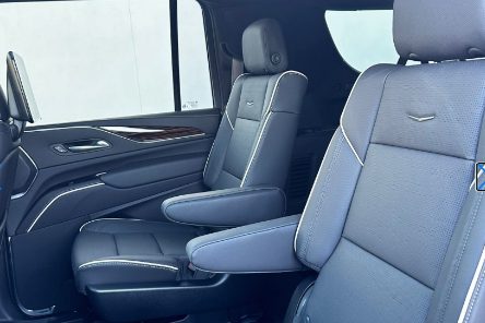 Leather captain seats, room for the dress